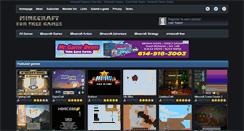 Desktop Screenshot of minecraftforfreegames.net
